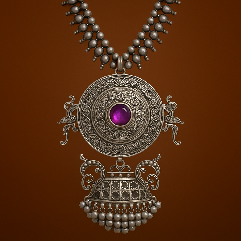 Celebrate Navratri in Style – Zevira Necklace & Earrings Set (Limited Offer)