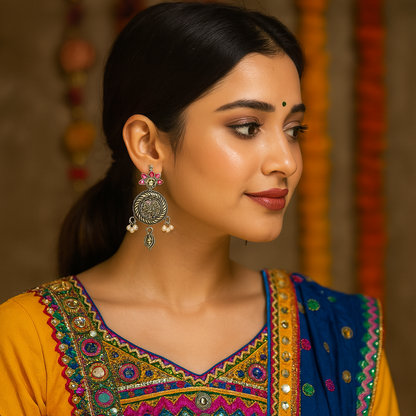 Zevira – Royal Heritage Oxidized Jewelry Set